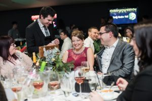 birmingham close up magician ed sumner performing to two guests