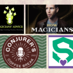 selection of logos for podcasts for magicians