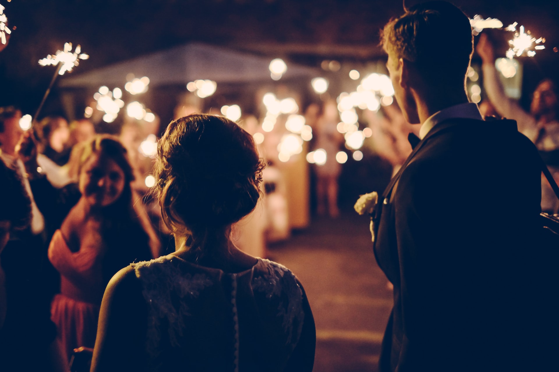 wedding fireworks
