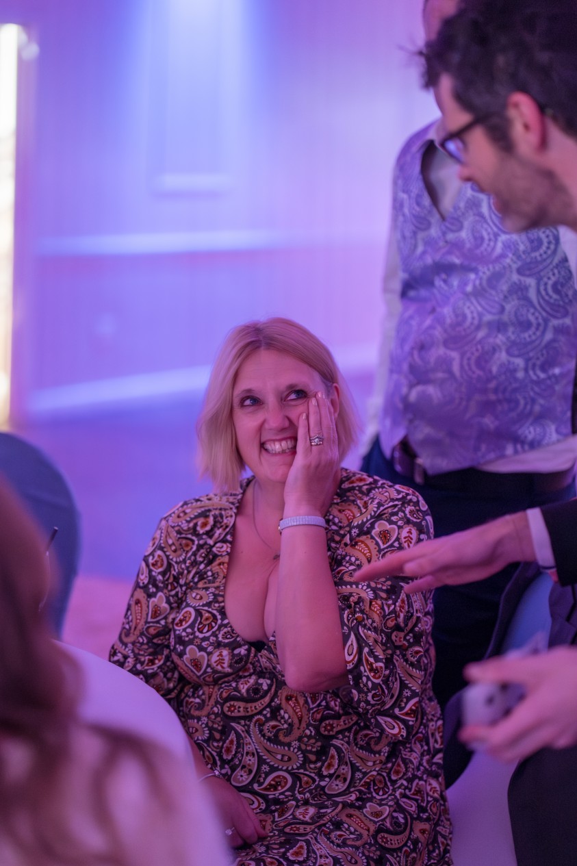 guest reacting to manchester close up magician